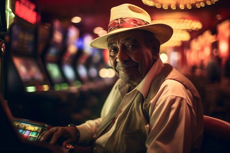 Pengguna menikmati berbagai hiburan casino dan taruhan olahraga dengan antarmuka aman dan modern
